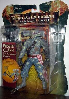 Pirates of the Caribbean Dead Man's Chest Maccus Action Figure - New In Box